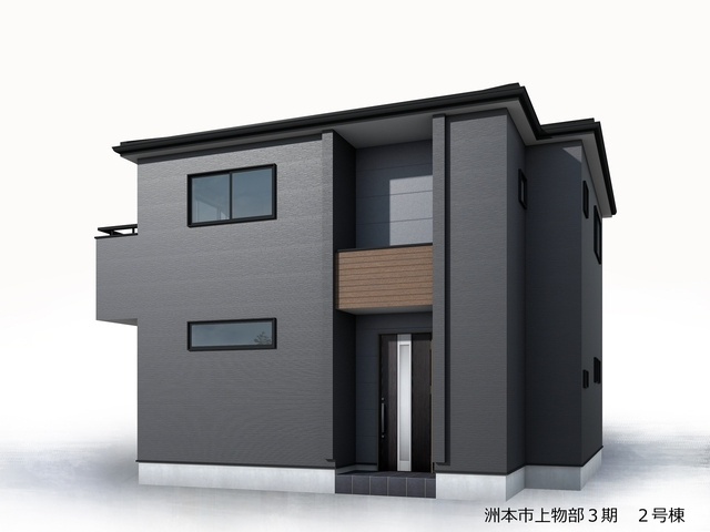 リーブルガーデン洲本市上物部3期の外観パース