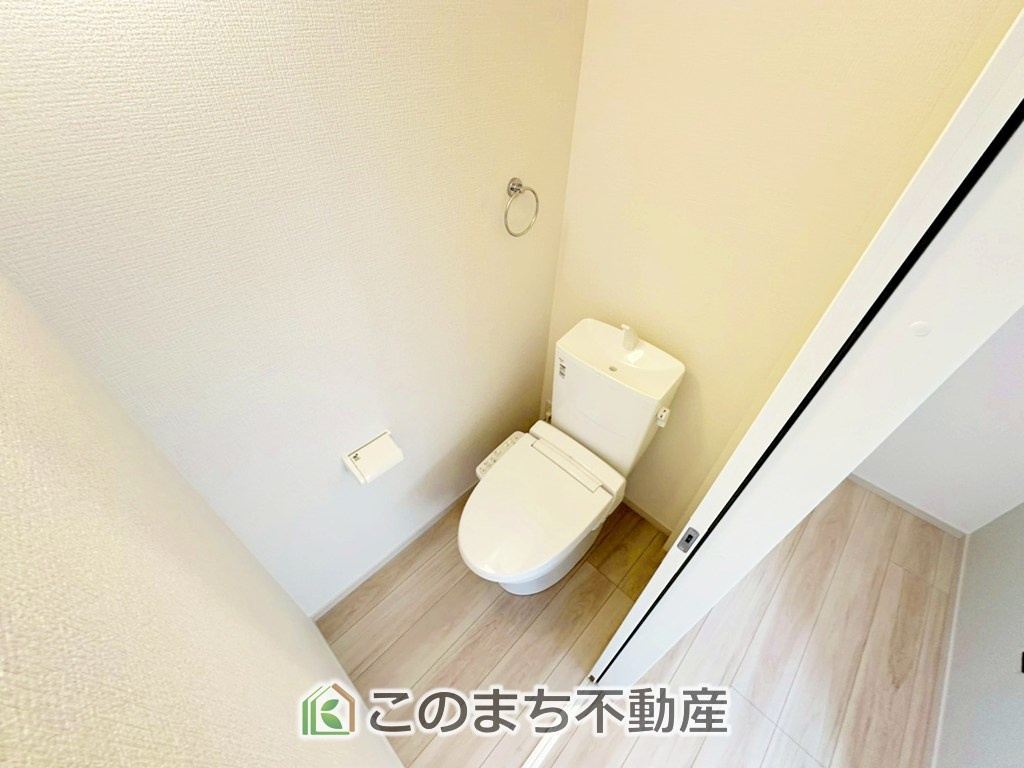 リガーレ宇都宮市双葉5期のトイレ|いつも綺麗に清潔に！シャワー付きトイレです♪
