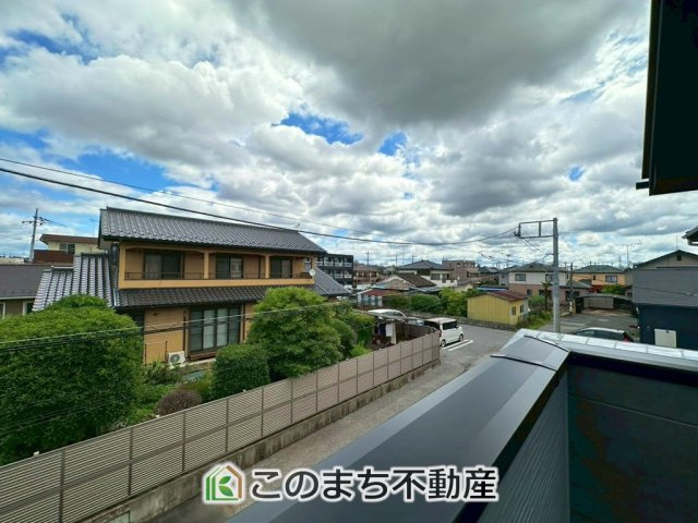 リガーレ宇都宮市双葉5期の展望|バルコニーからの眺めです！
