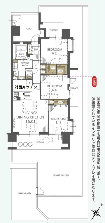 ブライトップガーデンの間取り|間取図です