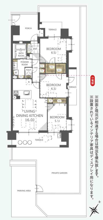 ブライトップガーデンのその他|間取図です