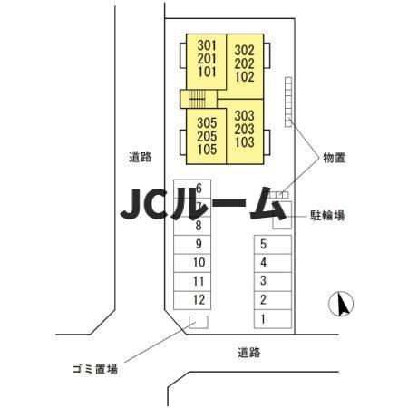 ミロワールの区画図
