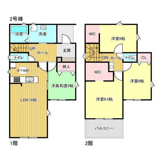 【間取り】 | 鈴鹿市住吉1丁目《2号棟》