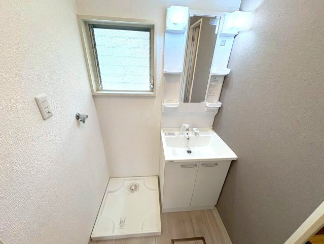 旭マンションの洗面所