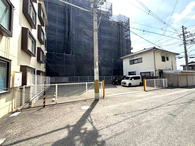 旭マンションの駐車場