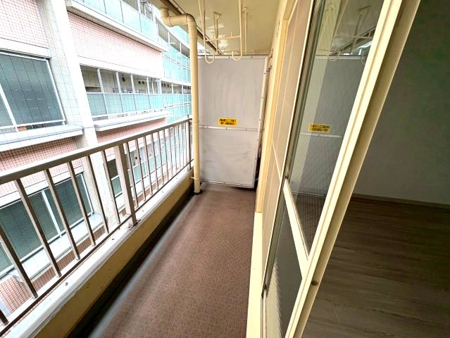 旭マンションのバルコニー