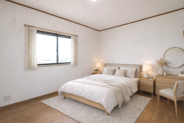 【ReDream】大山崎町岩崎の洋室|家族一人ひとりの大切なプライベート空間。趣味に合わせてお使いいただけます！
※本画像の家具・インテリアはCG合成です。実際とは異なります。