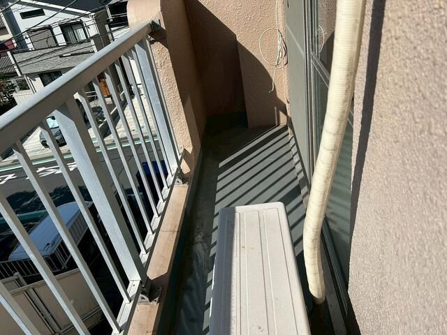 太陽ハイツのバルコニー