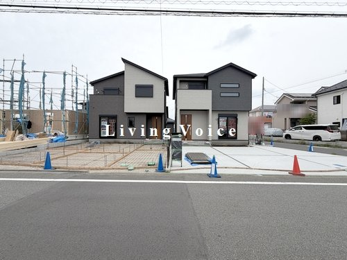 【仲介手数料０円】相模原市南区麻溝台3期　新築一戸建て　全3棟の外観|全体【仲介手数料０円】相模原市南区麻溝台3期　新築一戸建て　全3棟
