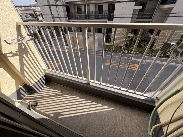 松ヶ丘コーポのバルコニー