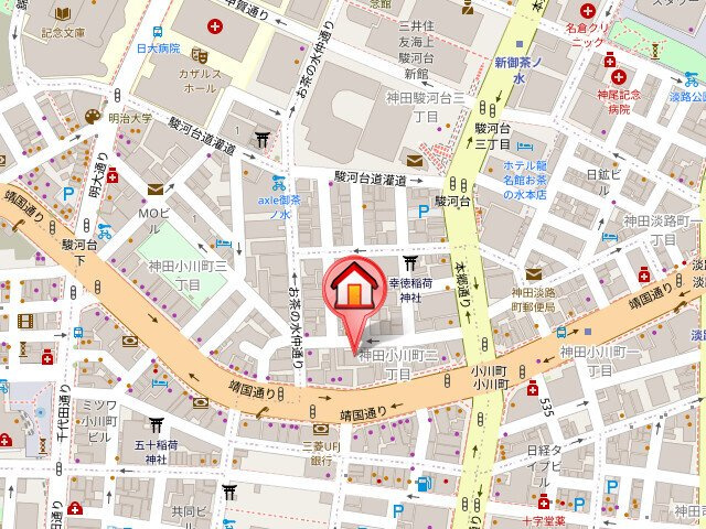 レジディア新御茶ノ水の地図