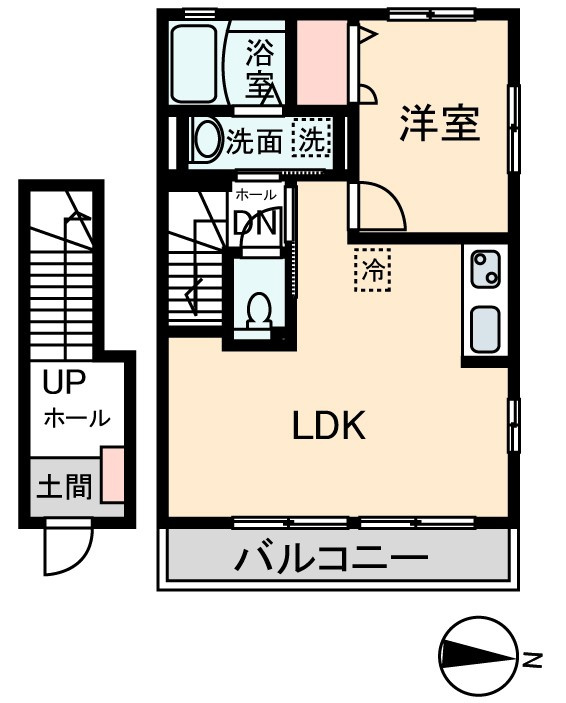 メゾン華の間取り