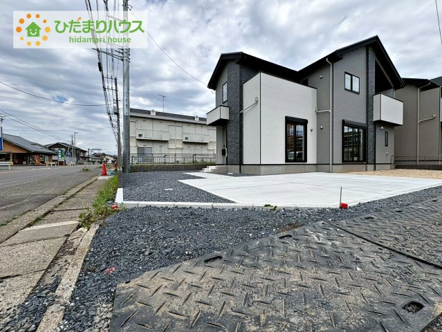 常陸太田市西三町1期　新築戸建　1号棟の駐車場|今から見たいも大歓迎！お気軽にお問い合わせください☆彡