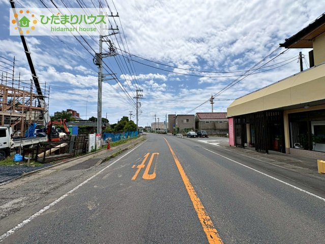 常陸太田市西三町1期　新築戸建　1号棟の前面道路含む現地写真|閑静な住宅地で叶える穏やかな新生活☆彡