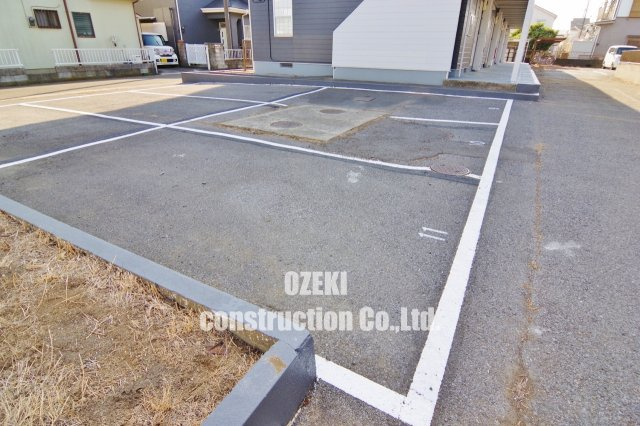 コスモハイツの駐車場