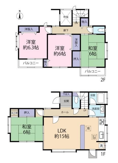 【間取り】 | 戸建 久喜市栗橋東６丁目