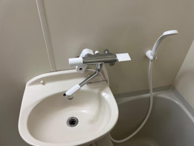 【洗面所】 | キャンベルハイム | サーモ水栓