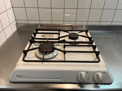 【キッチン】 | キャンベルハイム | 2口ガスコンロ