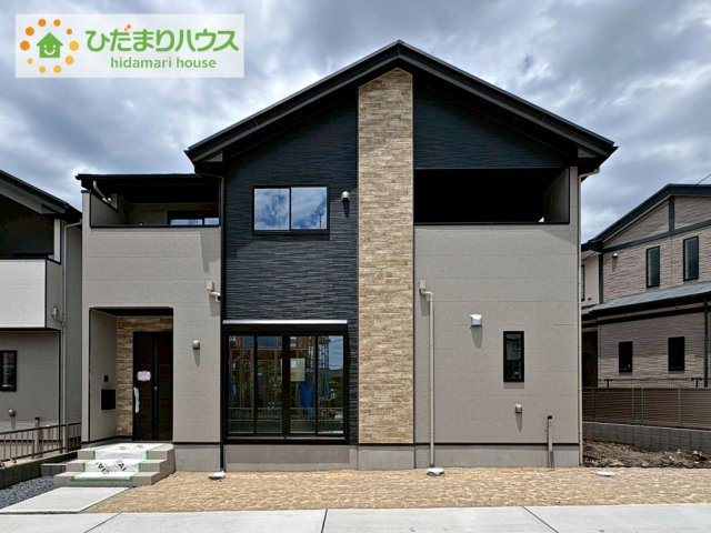 常陸太田市西三町1期　新築戸建　2号棟の外観|たっぷりの陽光と心地よい風が舞い込む住まい♪