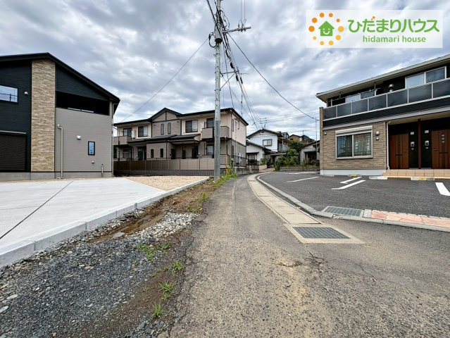 常陸太田市西三町1期　新築戸建　2号棟の前面道路含む現地写真|今から見たいも大歓迎！お気軽にお問い合わせください☆彡