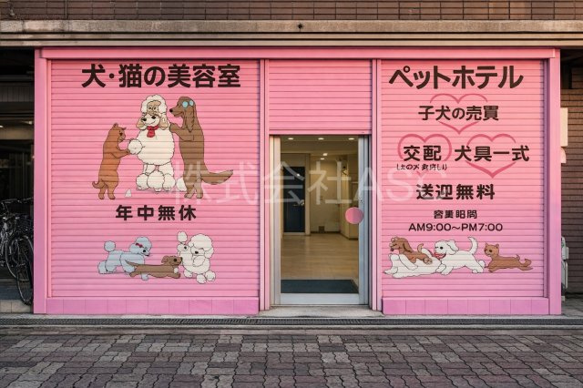 ラヴィ城北のエントランス