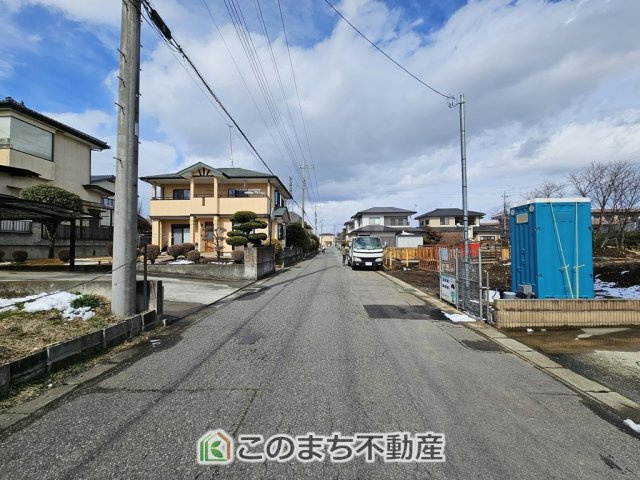 Cradlegarden那須塩原市若草町第7　1号棟の前面道路含む現地写真|前面道路含む現地写真