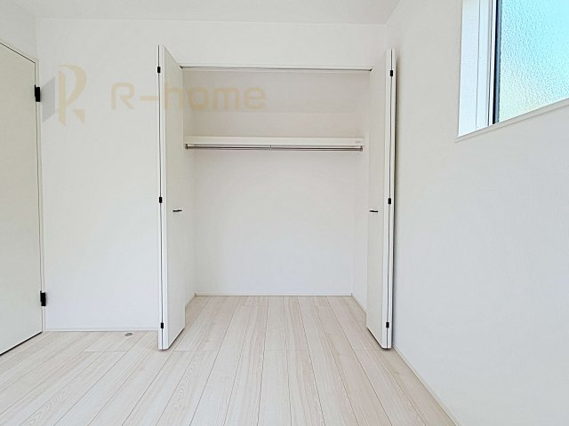 我孫子市岡発戸1期　新築戸建て　1号棟の収納|2階は全居室収納スペースを設置！
充分な容量で居住空間もスッキリ♪
