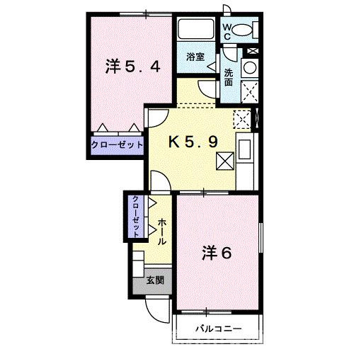 【間取り】 | アヴニールＢ