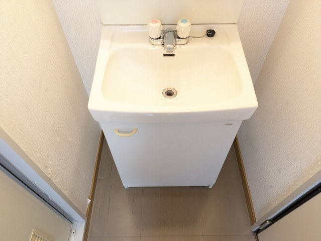 畑本ハイツの洗面所|畑本ハイツ（柏原市旭ケ丘・河内国分駅）　洗面
