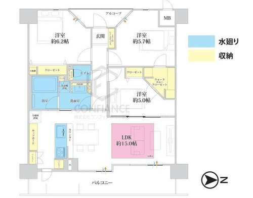 【間取り】 | ☆セイワパレス福島セントラルガーデン