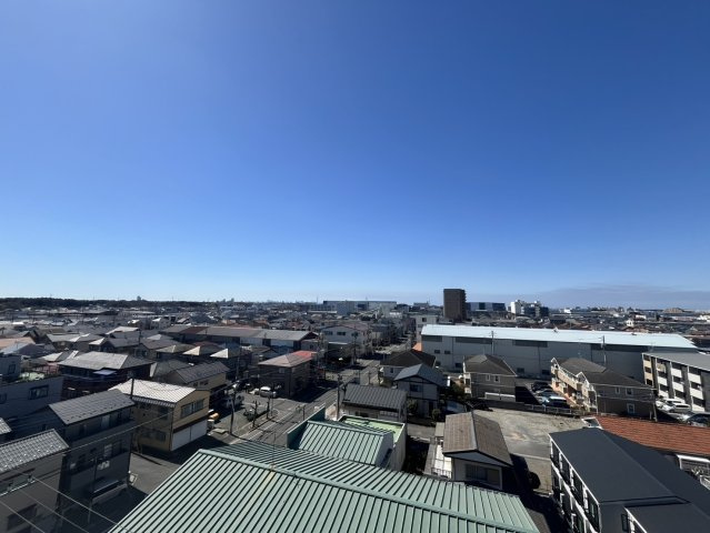 ベルドゥムール鎌ヶ谷オークの展望|バルコニー眺望。条件が揃えば、バルコニーから富士山・スカイツリーが望めます！