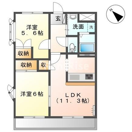 プラスパ・ダイトクの間取り|間取図