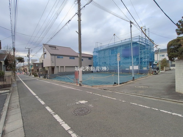 杉並区上荻3丁目 B区画の前面道路含む現地写真