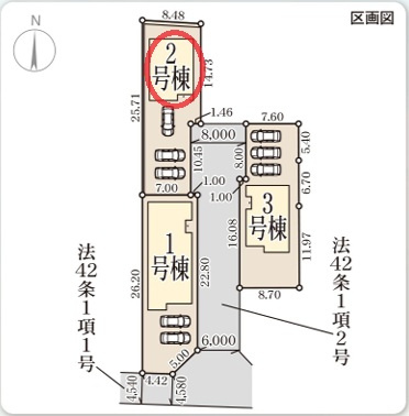 【区画図】 | リーブルガーデン大和高田市西坊城９期 | 区画図