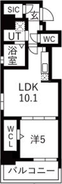 ミラージュパレス本町Departの間取り
