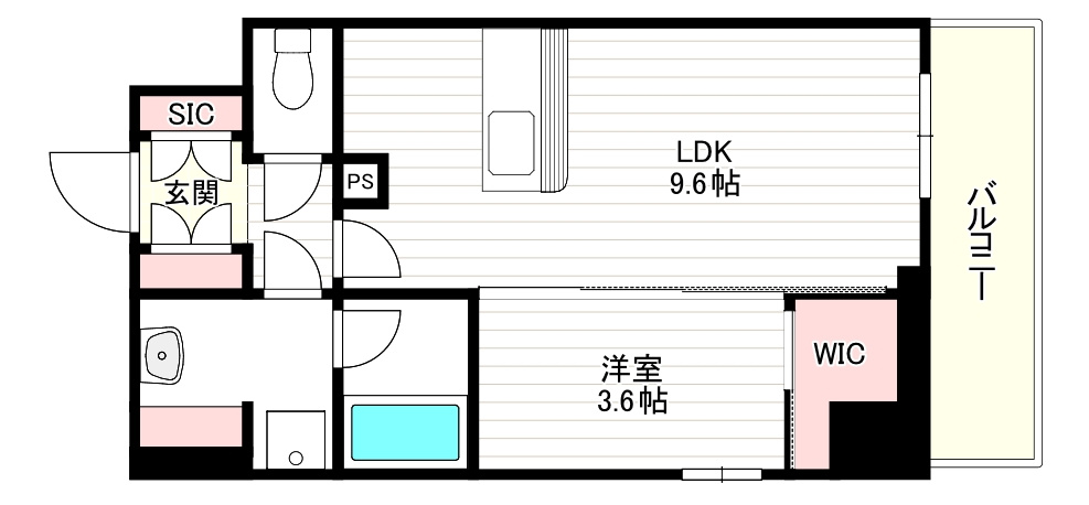 AUFTAKT 天王寺の間取り