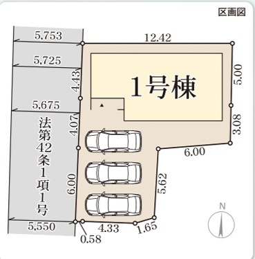 【区画図】 | リーブルガーデン南丹市園部町本町 | 区画図