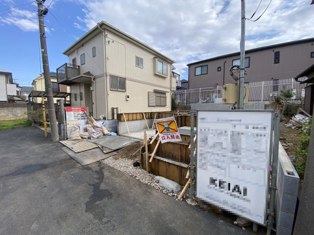 東村山市秋津町20期の前面道路含む現地写真