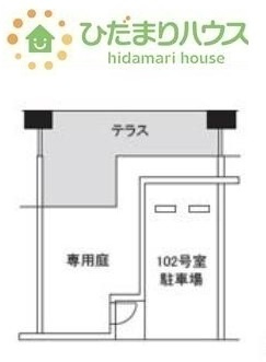 【間取り】 | グランシャルム土浦レイクサイド | 1階の特権☆彡ガーデニングなどが楽しめる専用庭付き!(^^)!