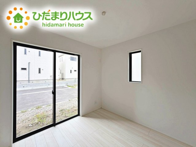 いわき市小名浜住吉５期　新築戸建　3号棟の洋室|机にベットを置けば子供部屋の完成です！