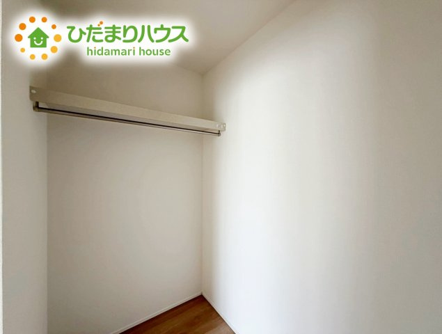 いわき市小名浜住吉５期　新築戸建　4号棟の収納|季節物の衣類もスッキリ収納できる、ウォークインクローゼット完備です！！