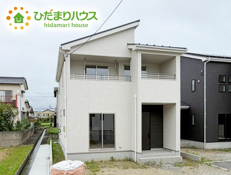 いわき市小名浜住吉５期　新築戸建　4号棟の外観|今から見たいも大歓迎！お気軽にお問い合わせください☆彡