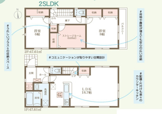 【間取り】 | リーブルガーデン伏見区深草願成町３期 | 間取り図