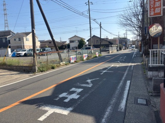 【前面道路含む現地写真】 | 藤沢市高倉 | 前面道路