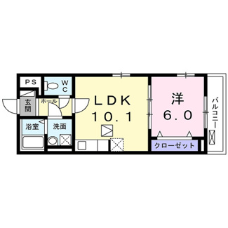 【間取り】 | めぞん北山Ⅱ