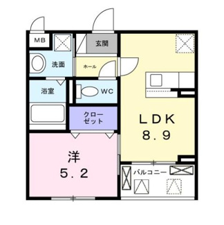 【間取り】 | ソレイユ八条春日