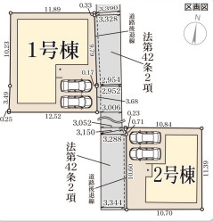 リーブルガーデン田原本町2期の区画図