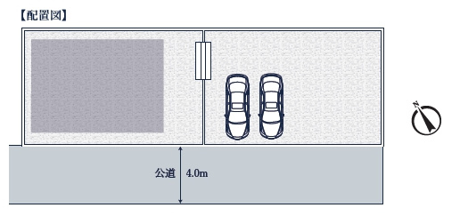 越谷市新川町新築戸建ての区画図