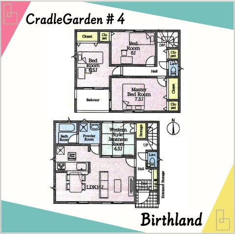 新築戸建・新築建売　いわき市錦町第32　錦小学校・錦中学校