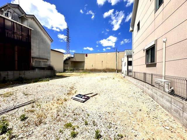 FreeLife下坂部Ⅶ　2号地の前面道路含む現地写真